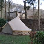 Tenten bouwen in de Ardennen