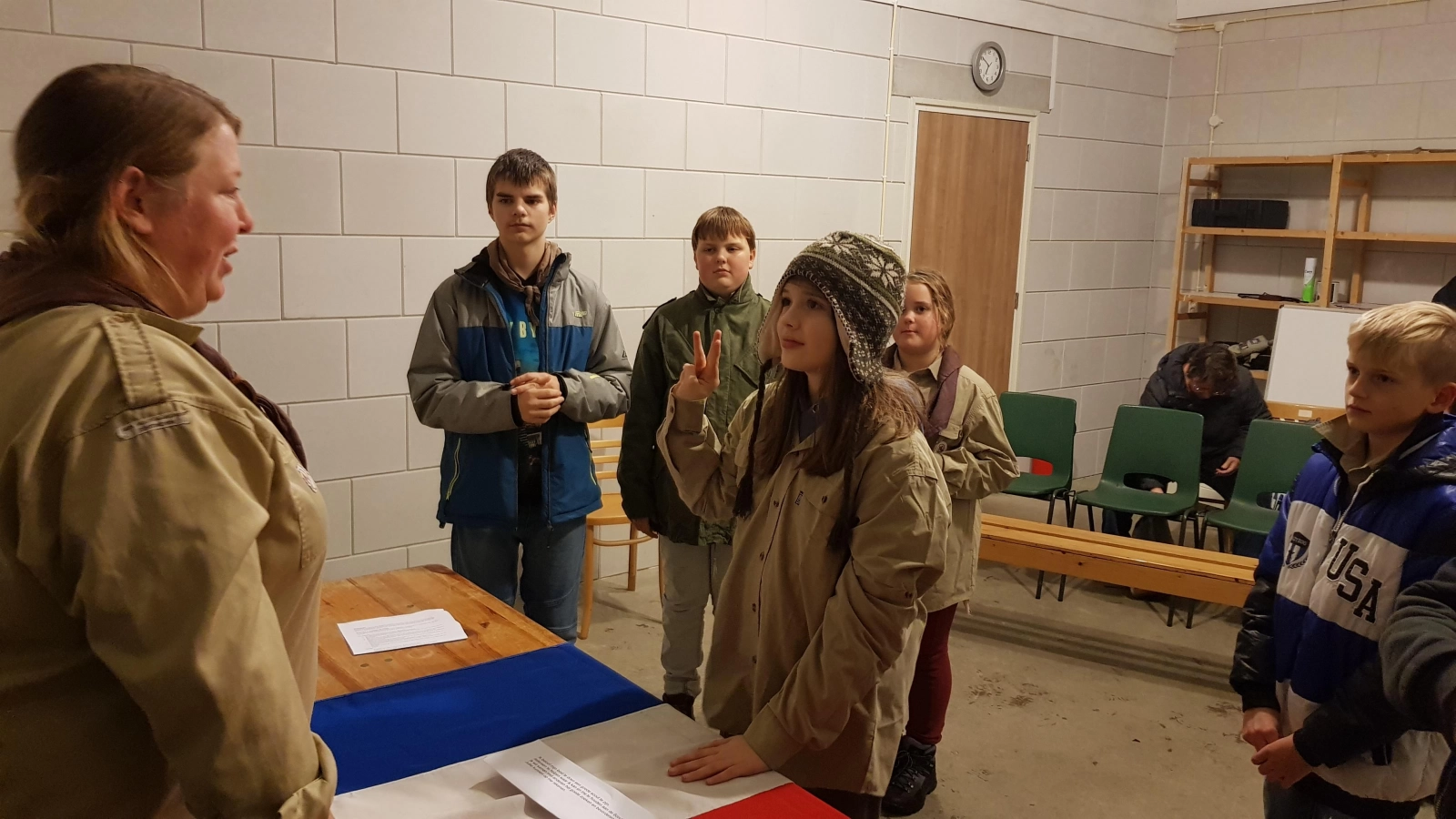 Installatie nieuwe Scouts Installatie nieuwe Scouts