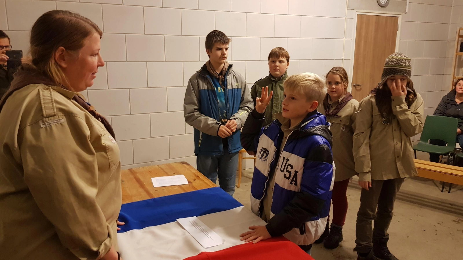 Installatie nieuwe Scouts Installatie nieuwe Scouts