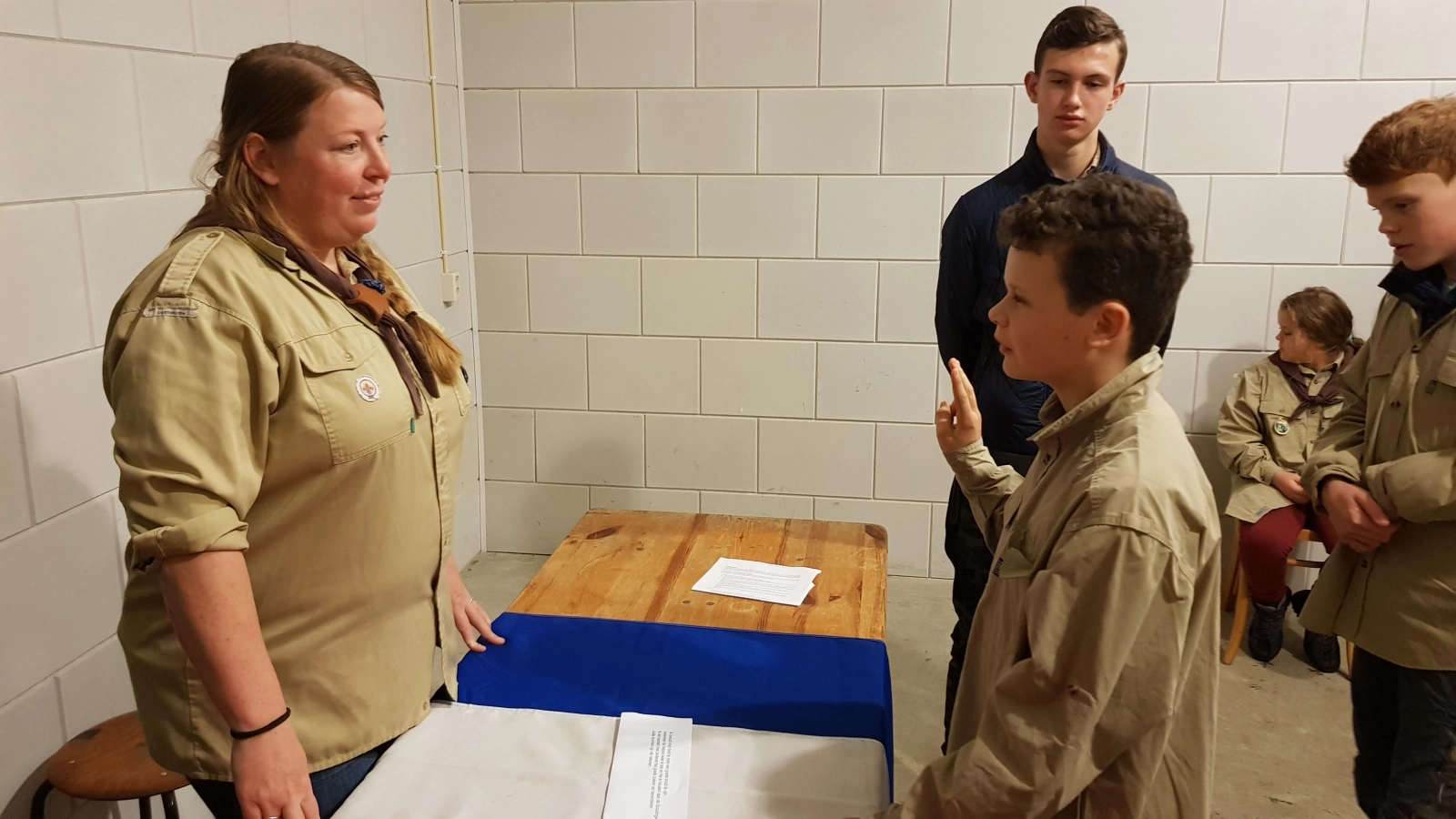 Installatie nieuwe Scouts Installatie nieuwe Scouts