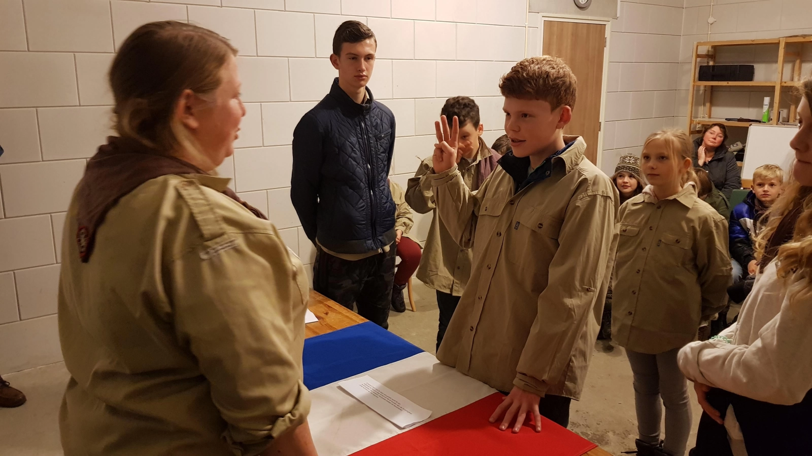 Installatie nieuwe Scouts Installatie nieuwe Scouts