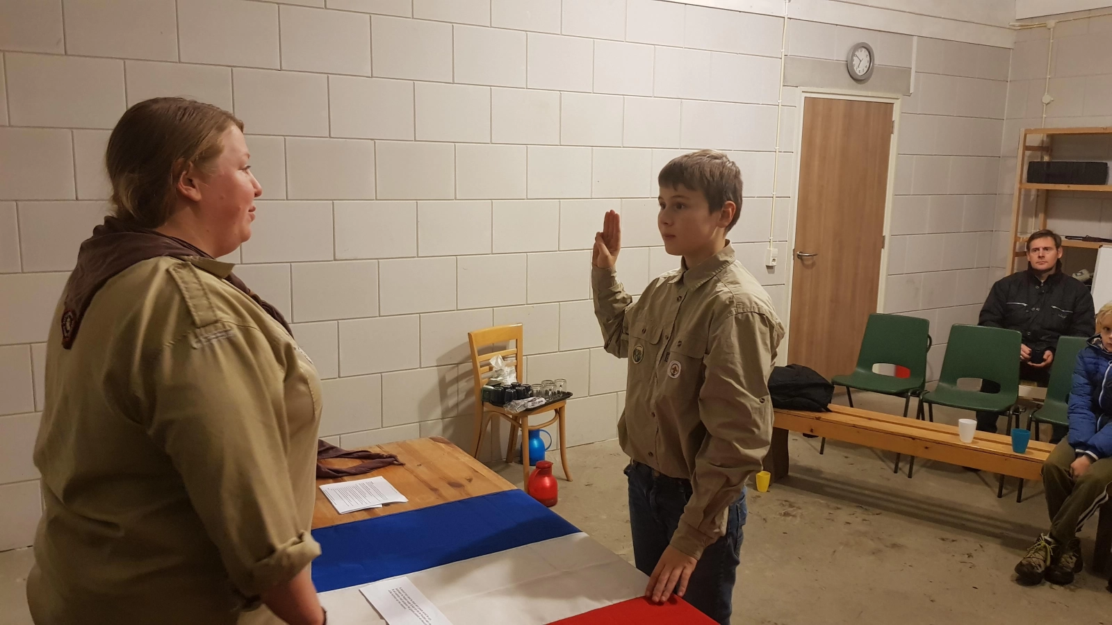 Installatie nieuwe Scouts Installatie nieuwe Scouts