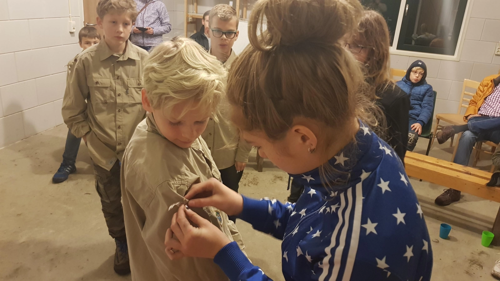 Installatie nieuwe Scouts Installatie nieuwe Scouts