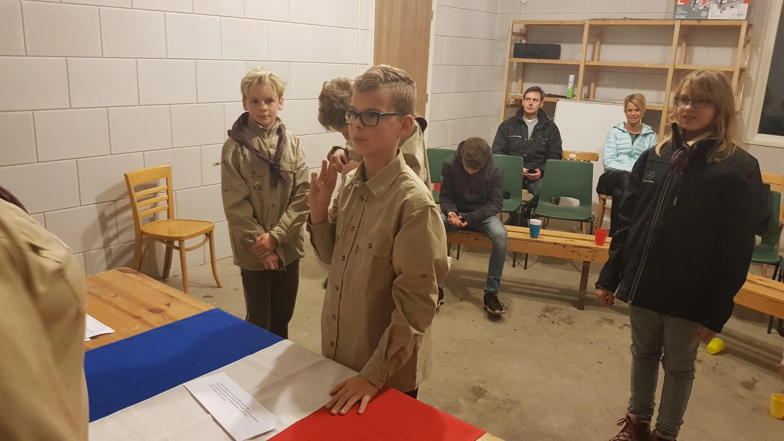 Installatie nieuwe Scouts Installatie nieuwe Scouts