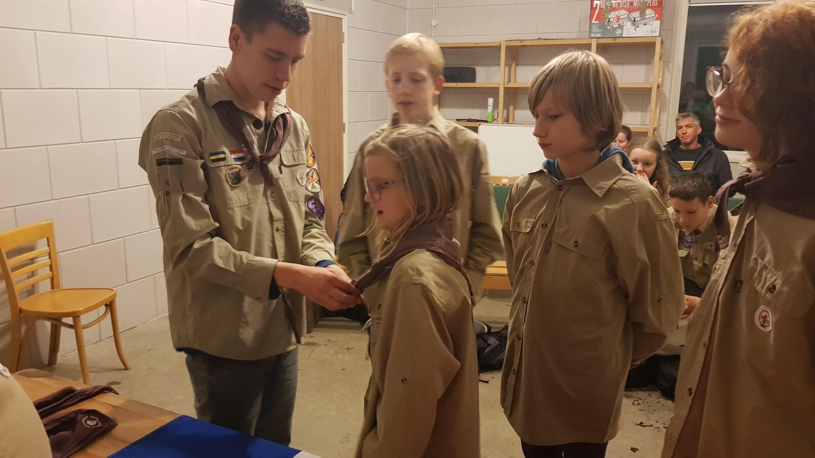 Installatie nieuwe Scouts Installatie nieuwe Scouts