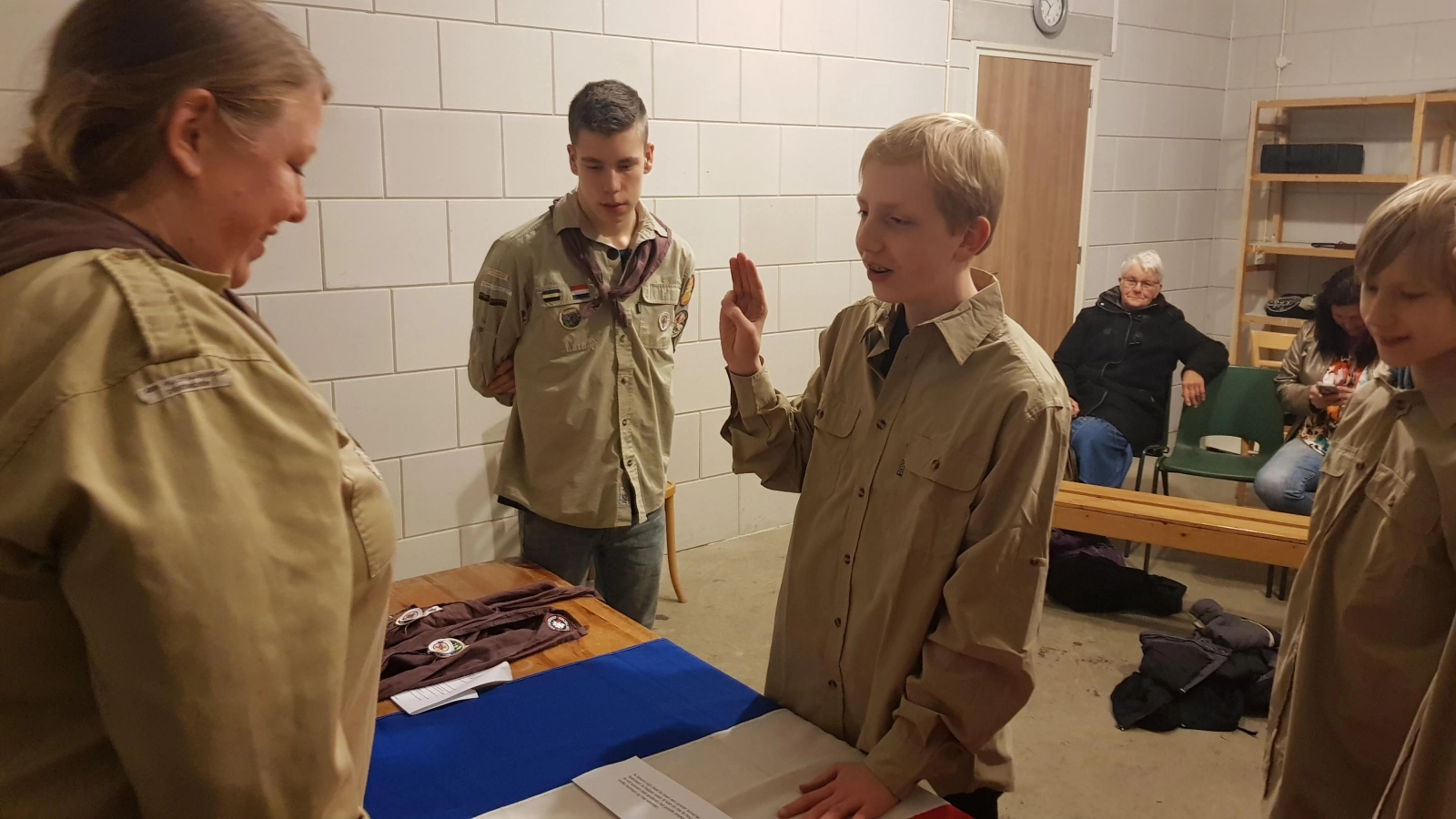 Installatie nieuwe Scouts Installatie nieuwe Scouts