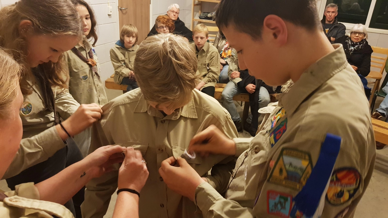 Installatie nieuwe Scouts Installatie nieuwe Scouts