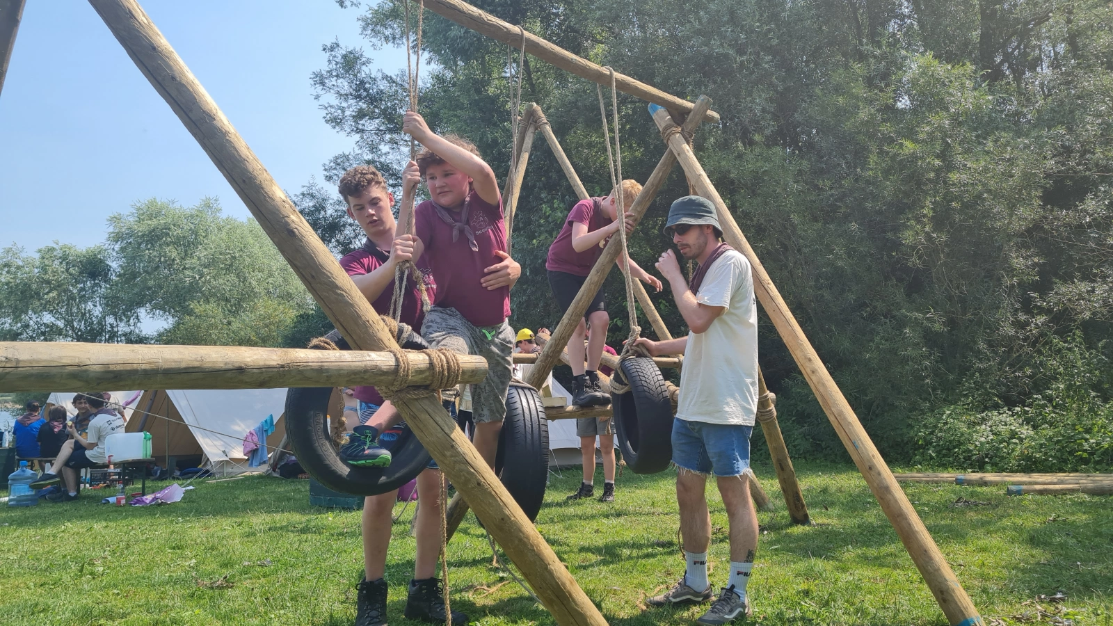 Zondagochtend: stormbaan
