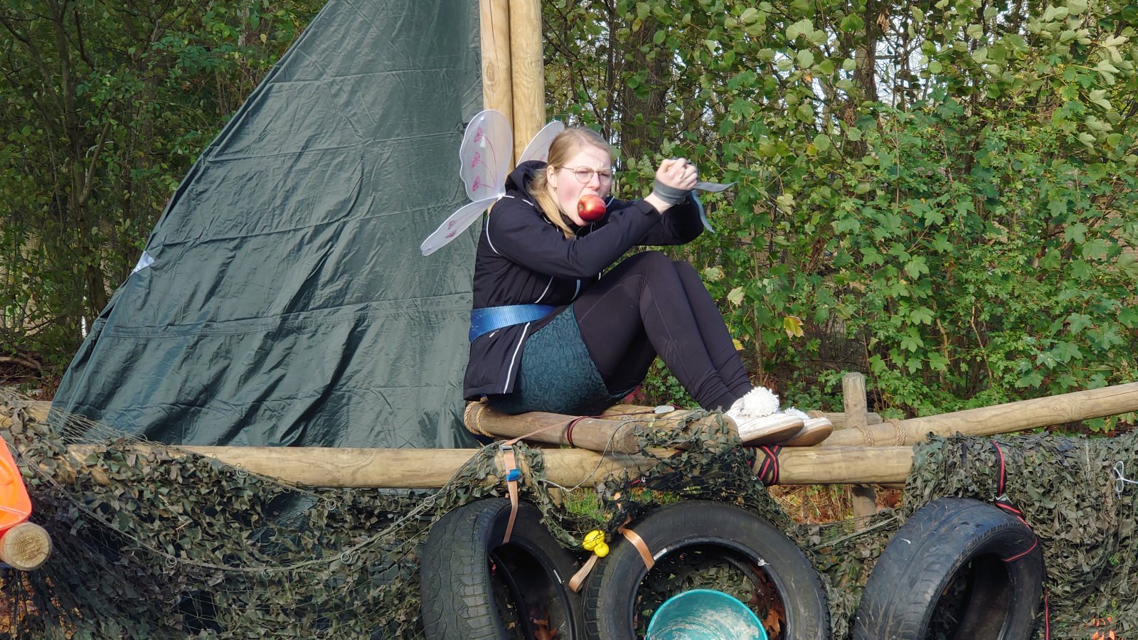 Met Peter Pan op kamp