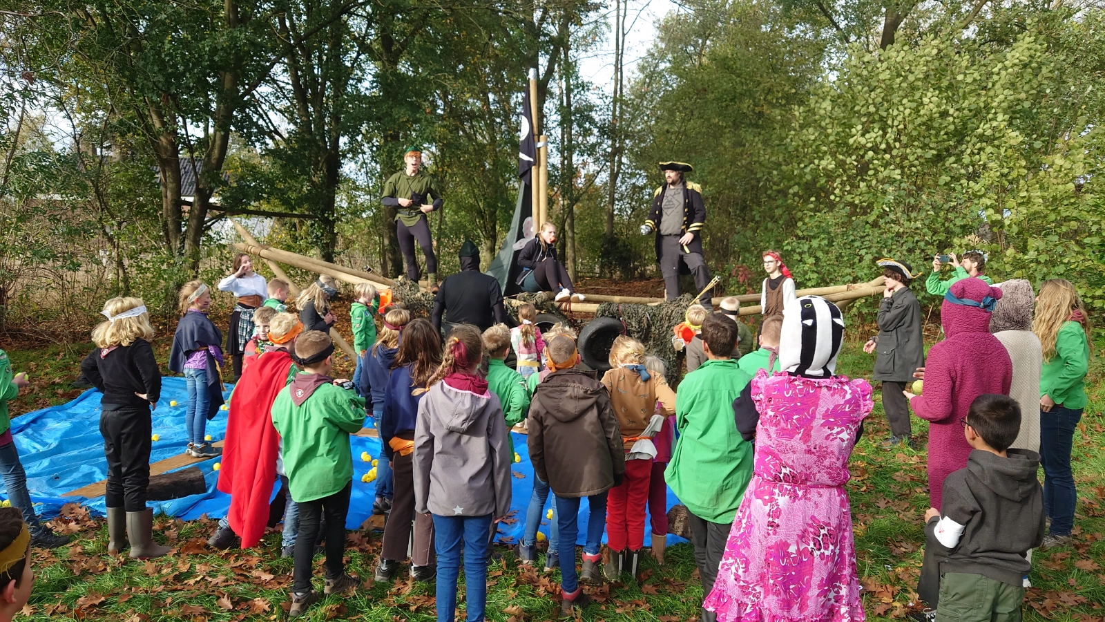 Met Peter Pan op kamp