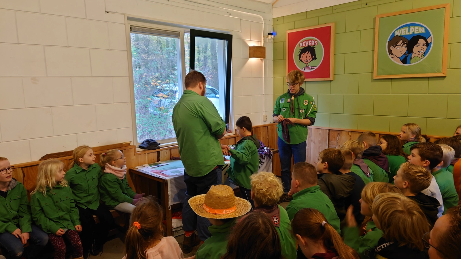 Installatie welpen Installatie welpen