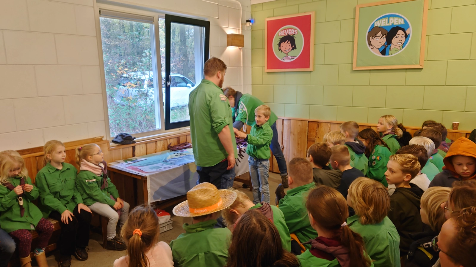 Installatie welpen Installatie welpen