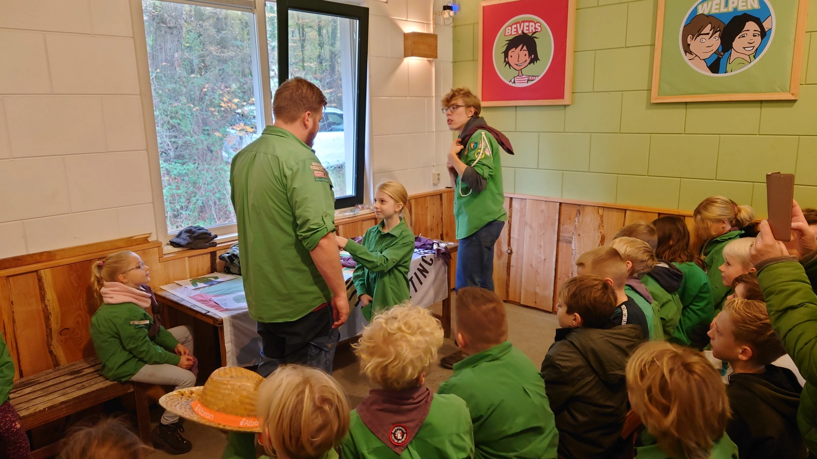 Installatie welpen Installatie welpen