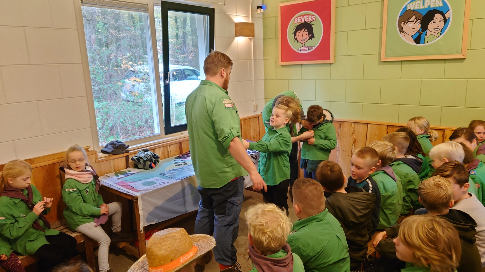 Installatie welpen Installatie welpen