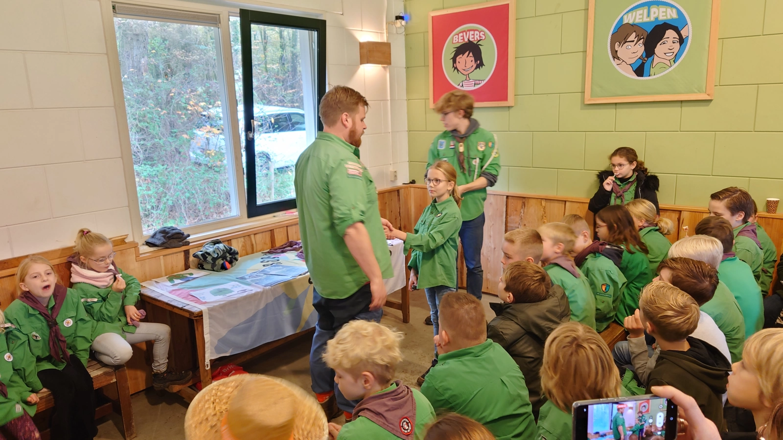 Installatie welpen Installatie welpen