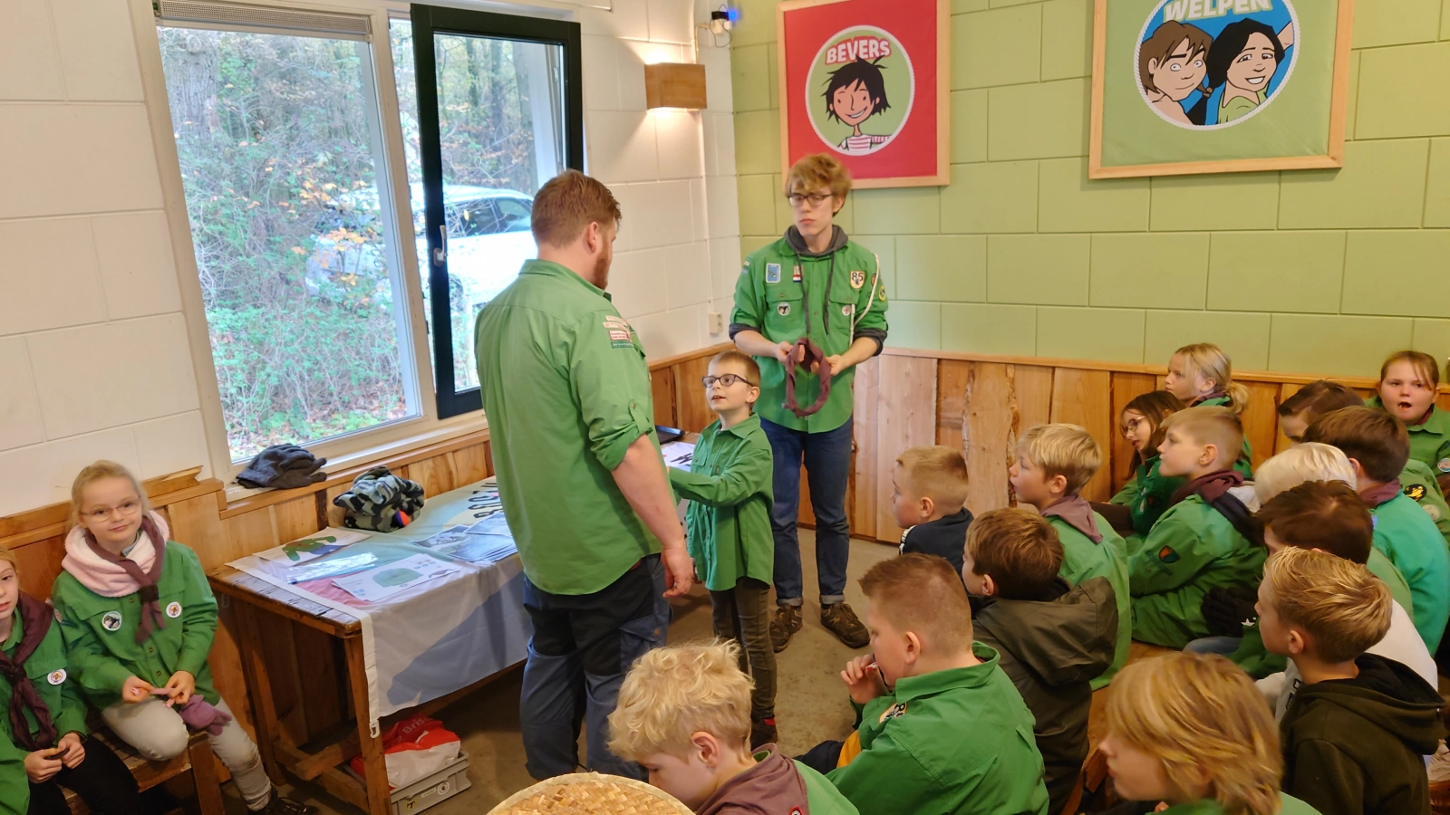 Installatie welpen Installatie welpen