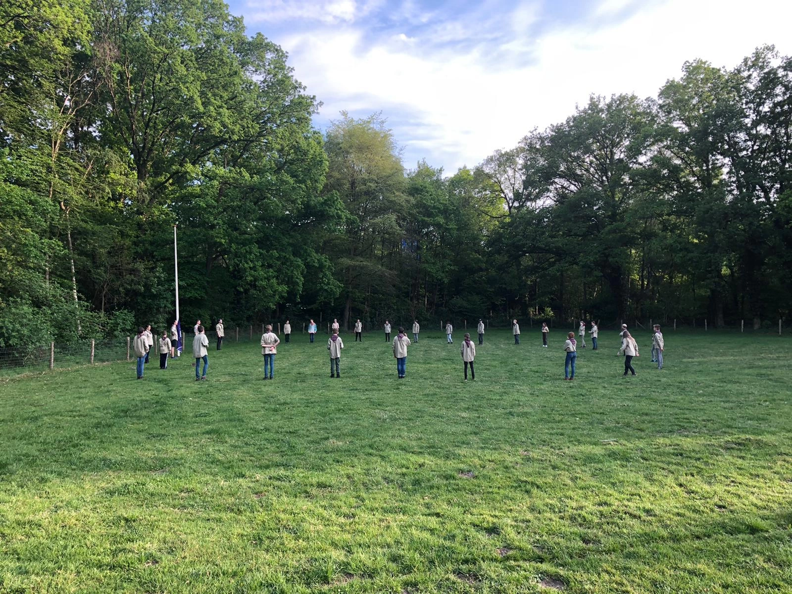 Ook de scouts mochten weer!
