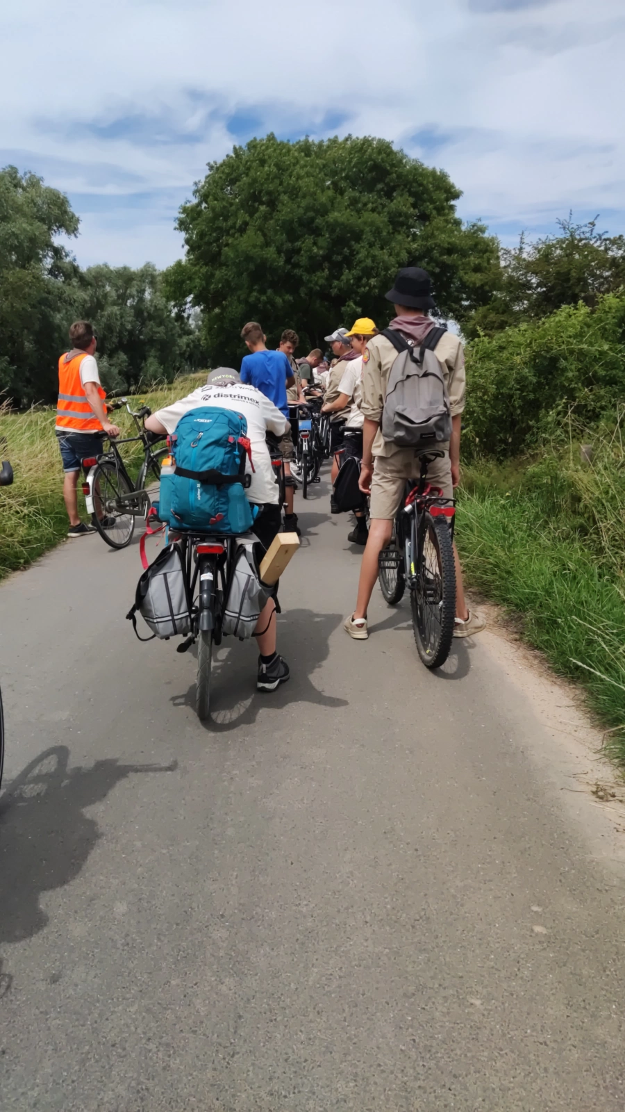 Klaar om terug te fietsen