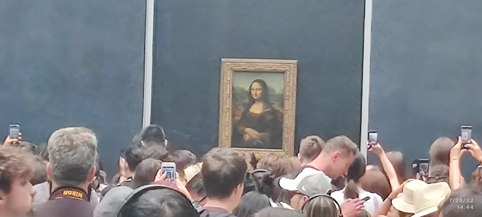 In het Louvre In het Louvre