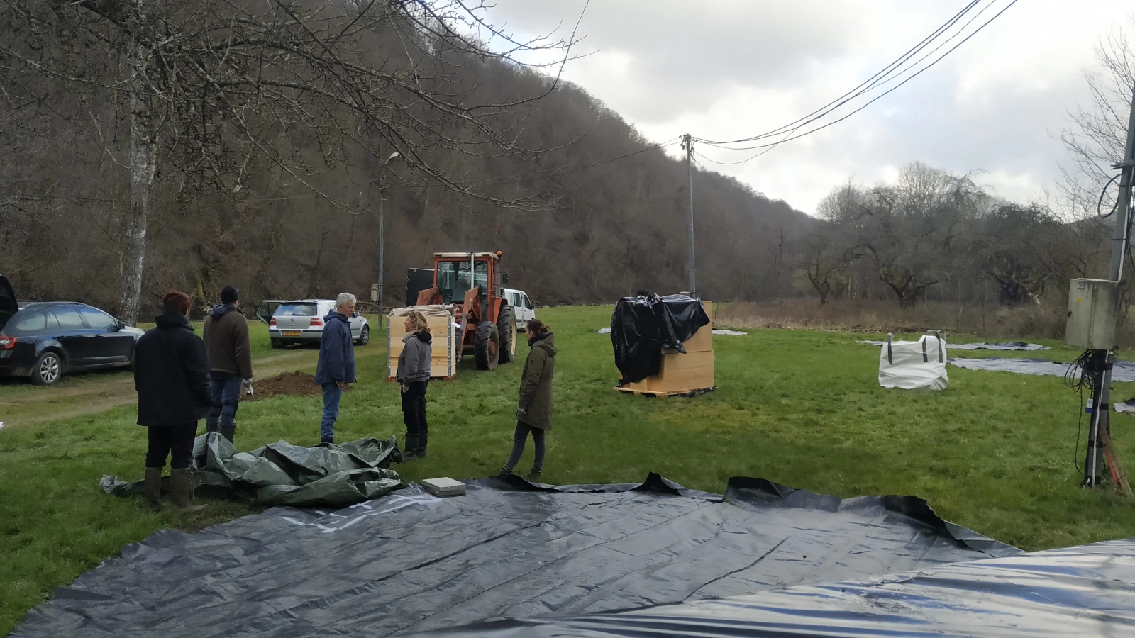 Tenten bouwen in de Ardennen Tenten bouwen in de Ardennen