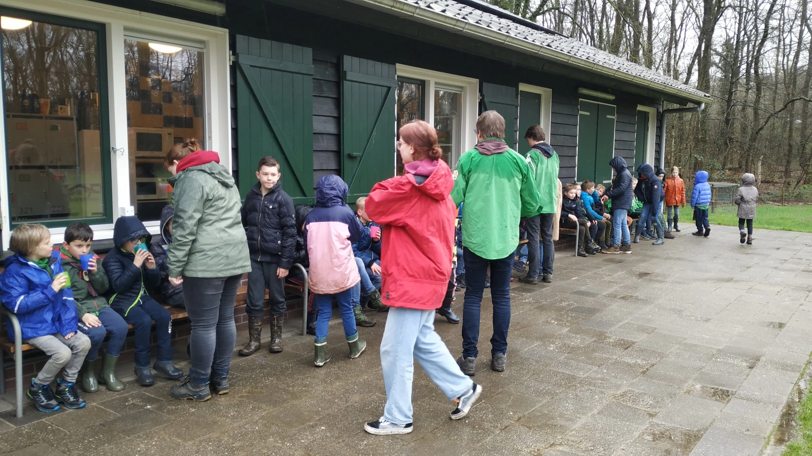 Hutten schieten en pijlen bouwen Hutten schieten en pijlen bouwen