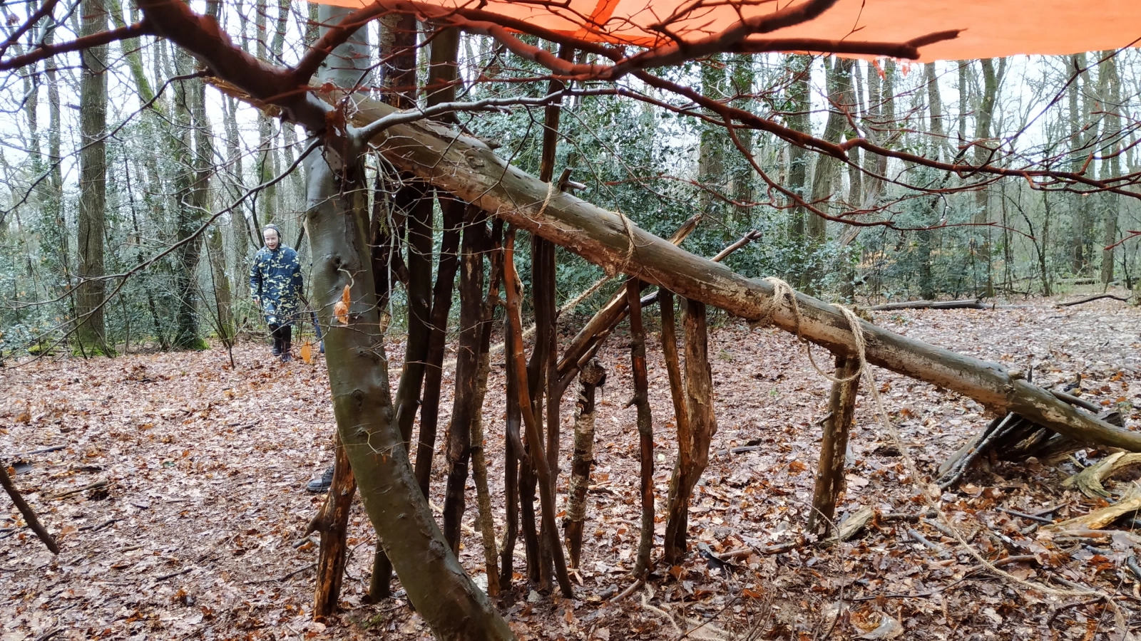 Hutten schieten en pijlen bouwen Hutten schieten en pijlen bouwen