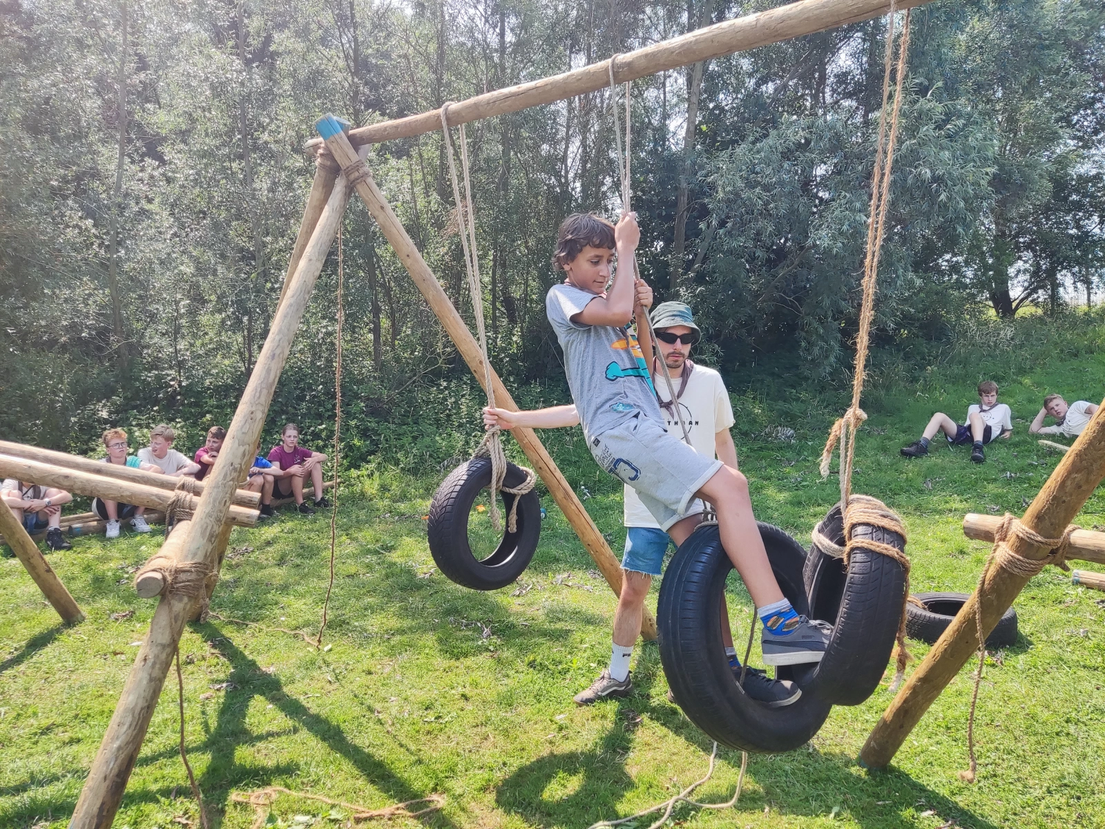 Zondagochtend: stormbaan