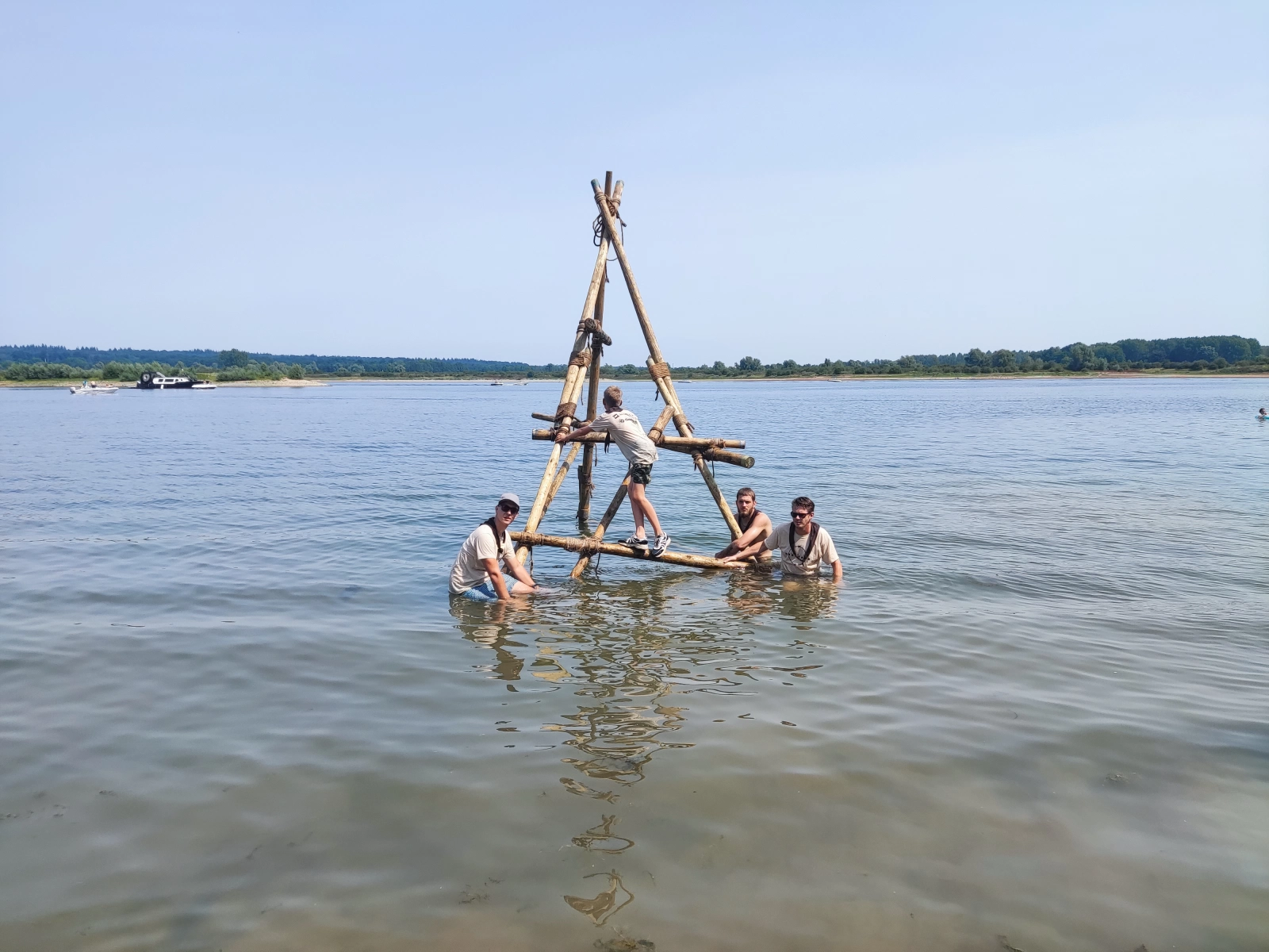 Met aan het eind een frisse duik