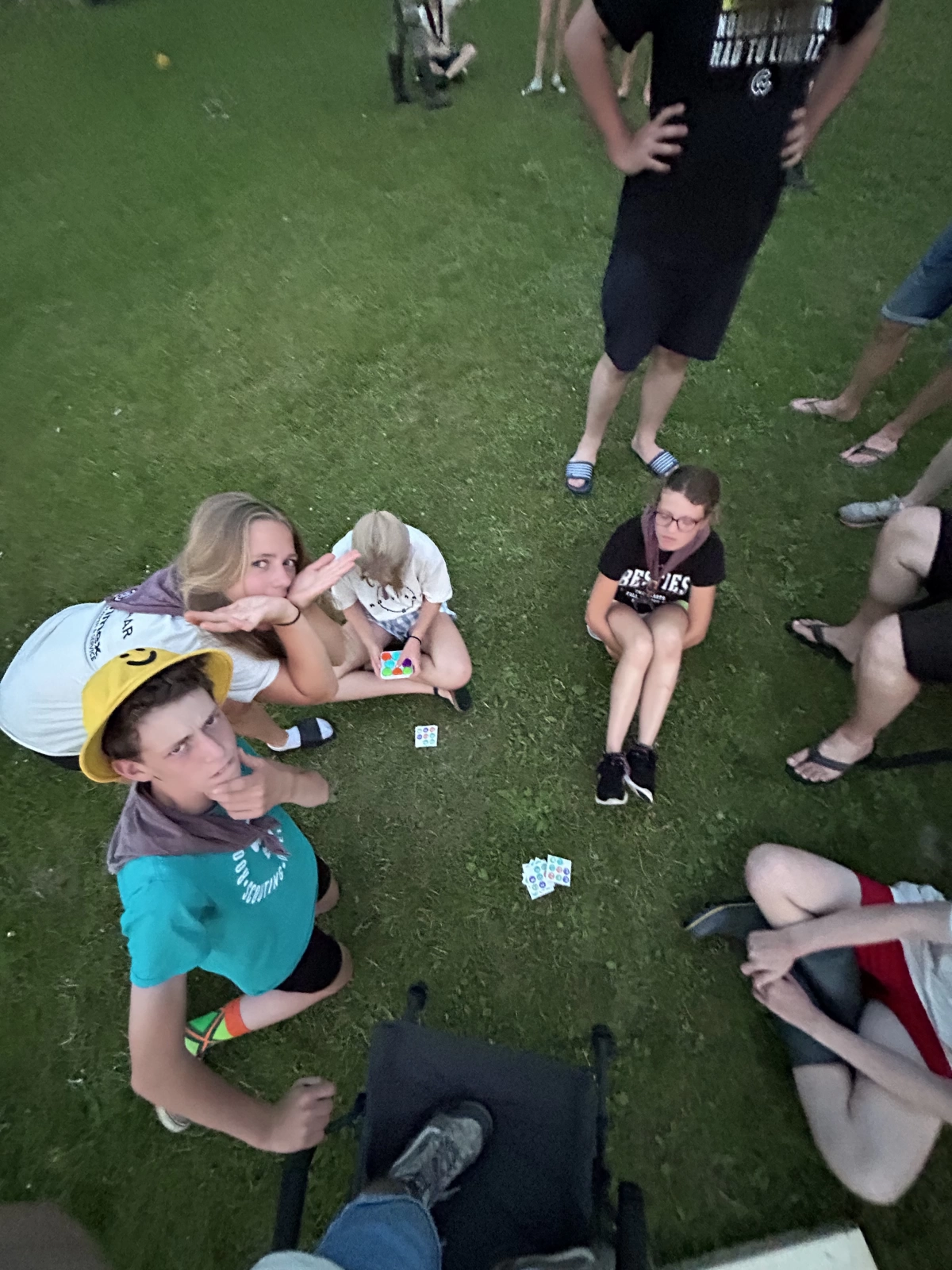 Het eerste avondspel: puzzelen