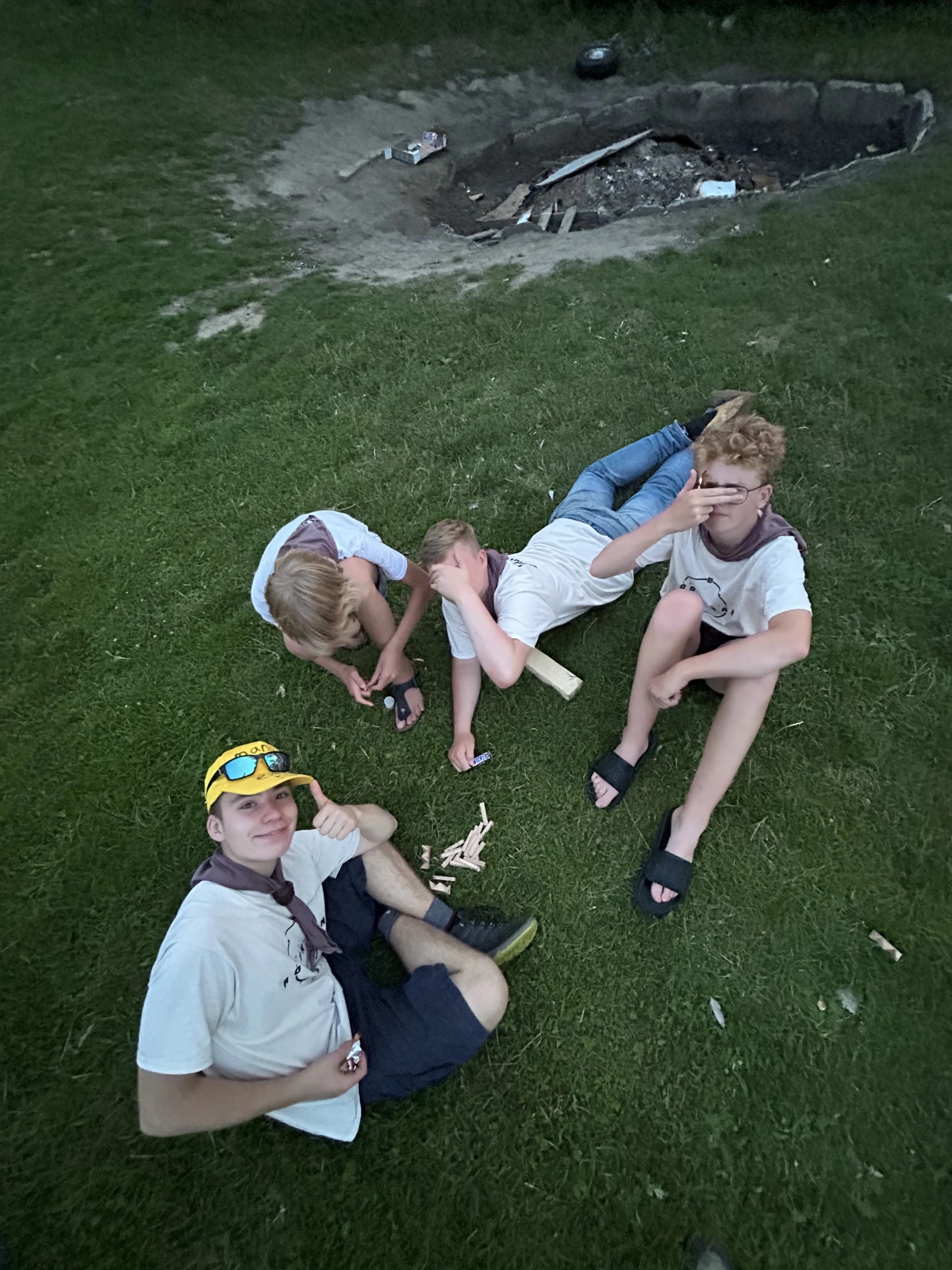 Het eerste avondspel: puzzelen