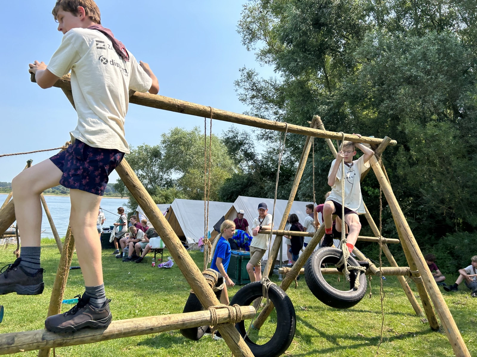 Zondagochtend: stormbaan