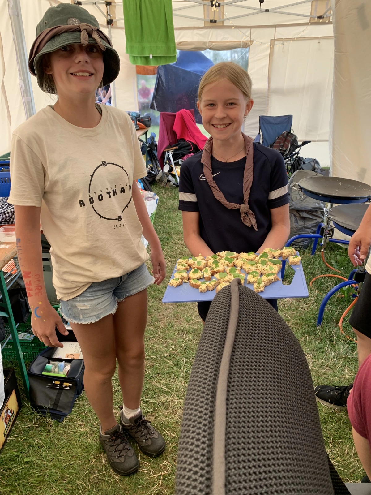 Zelfgemaakte eiersalade