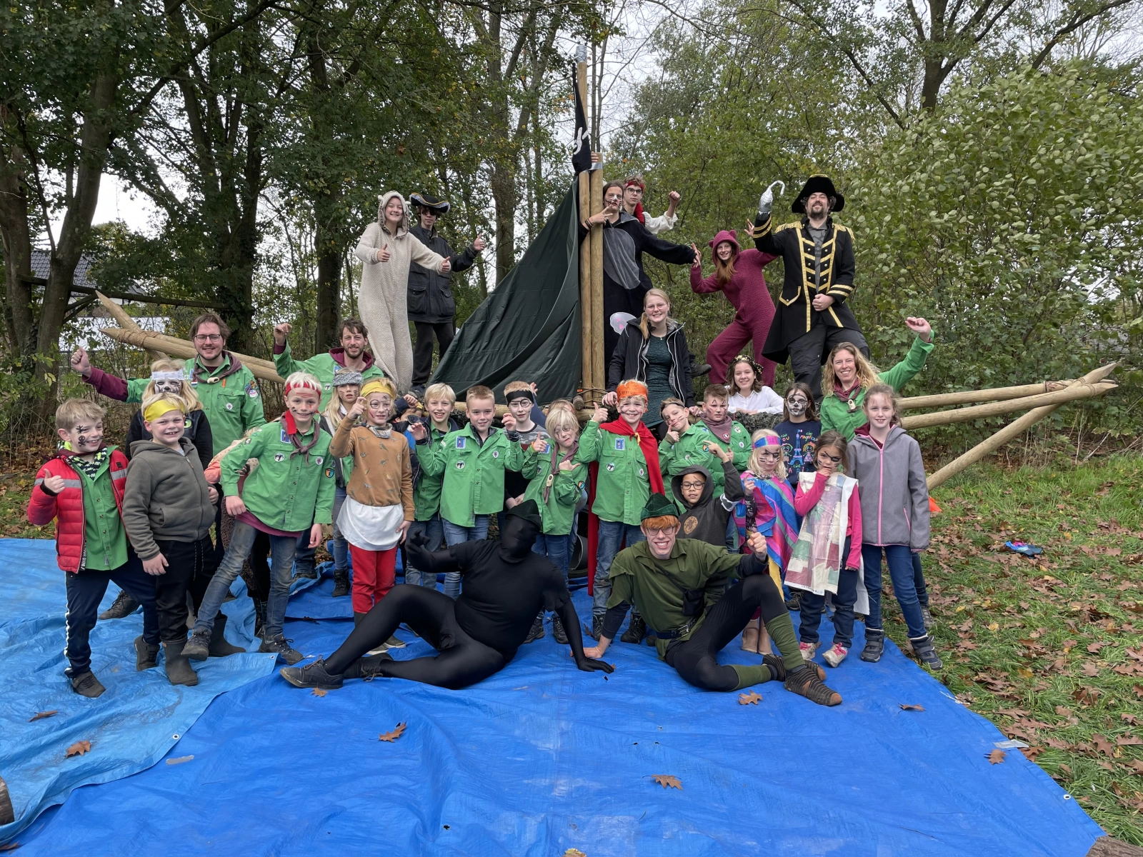 Met Peter Pan op kamp