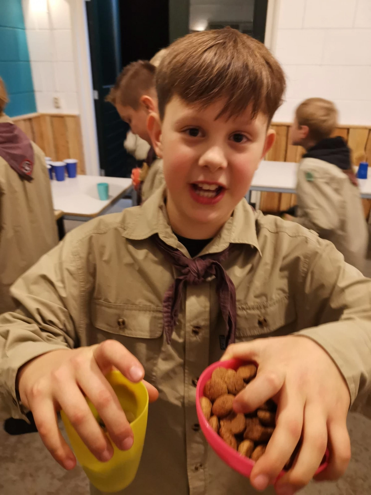 Een pepernotenbende bij de Scouts Een pepernotenbende bij de Scouts