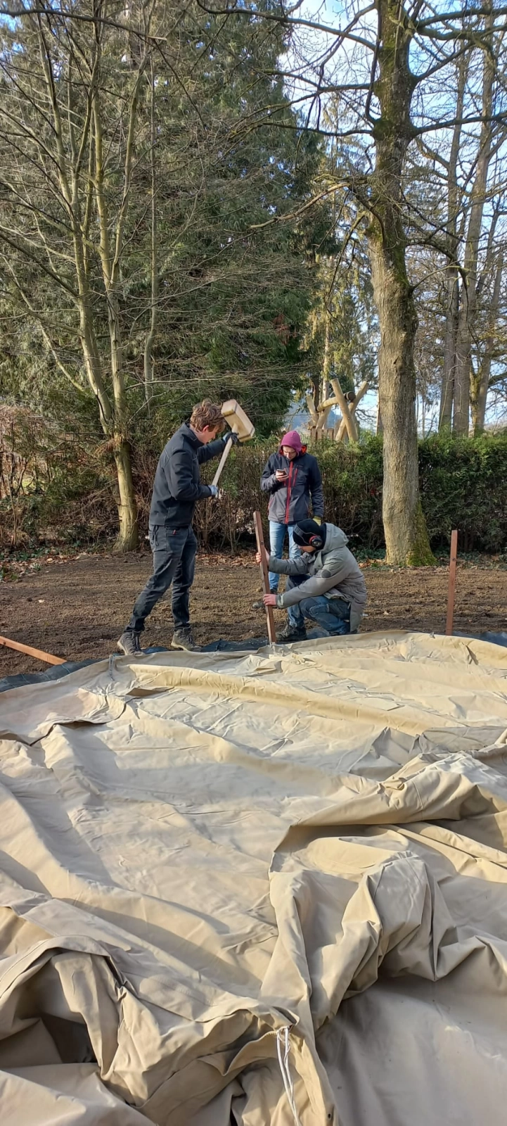 Tenten bouwen in de Ardennen Tenten bouwen in de Ardennen