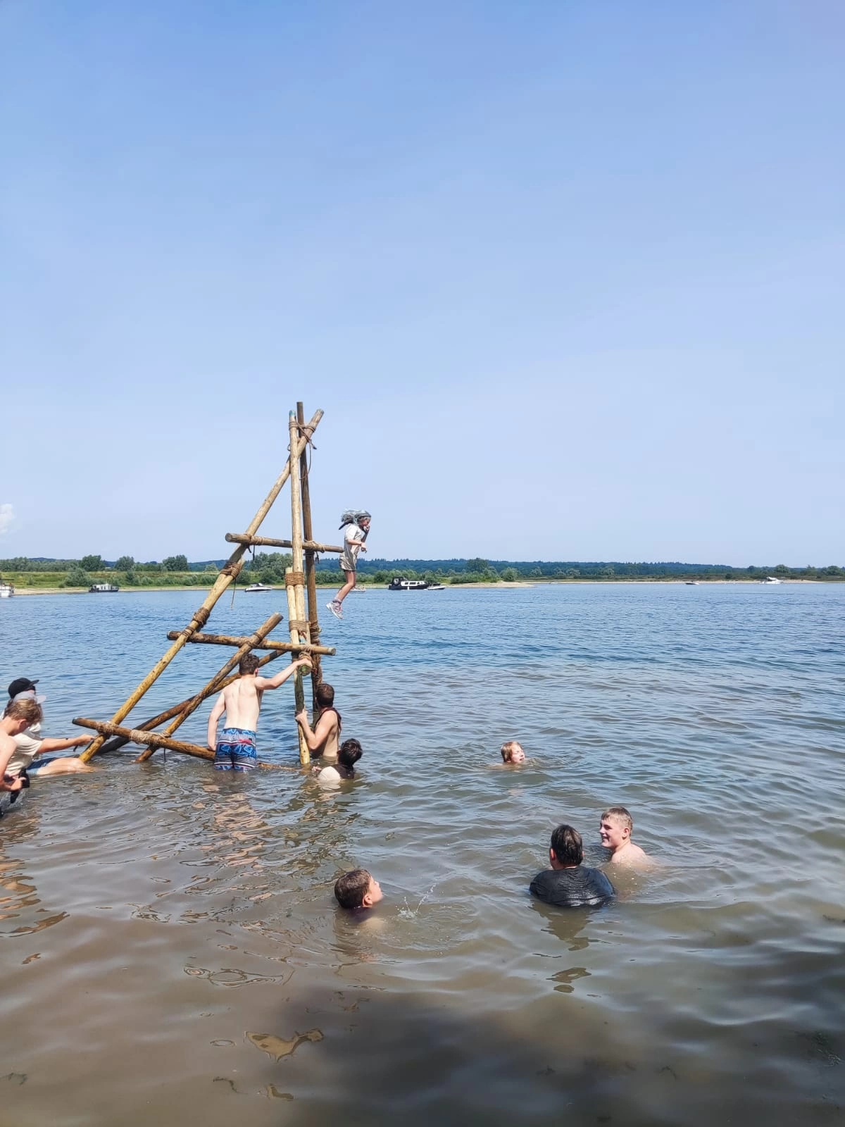 Met aan het eind een frisse duik